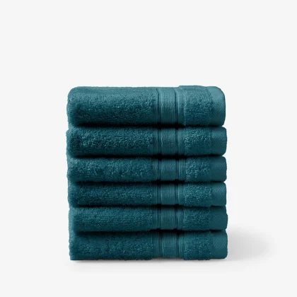 12X12 WASH CLOTH TEAL BLUE #1